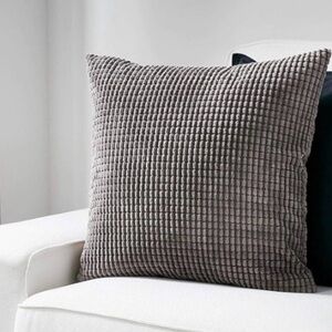 IKEA GULLKLOCKA Cushion cover 
26x26" Anthracite Gray